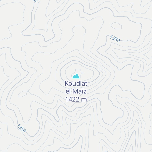 Map of Koudiat el Maïz