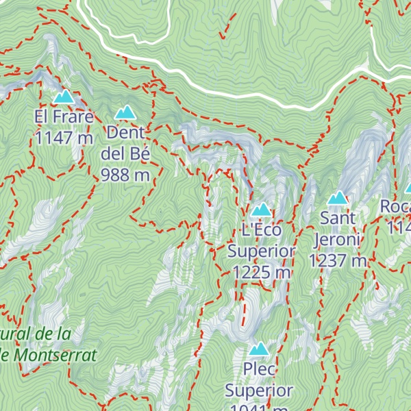 Map of L'Esfinx dels Ecos