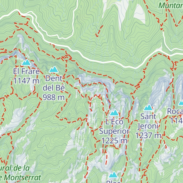 Map of Roca dels Aurons