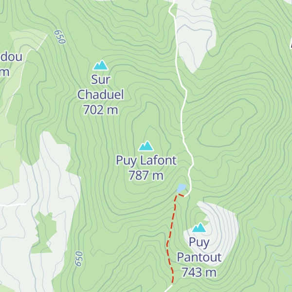 Map of Puy Lafont