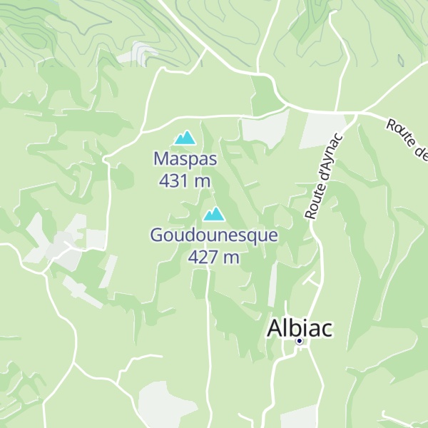 Map of Goudounesque