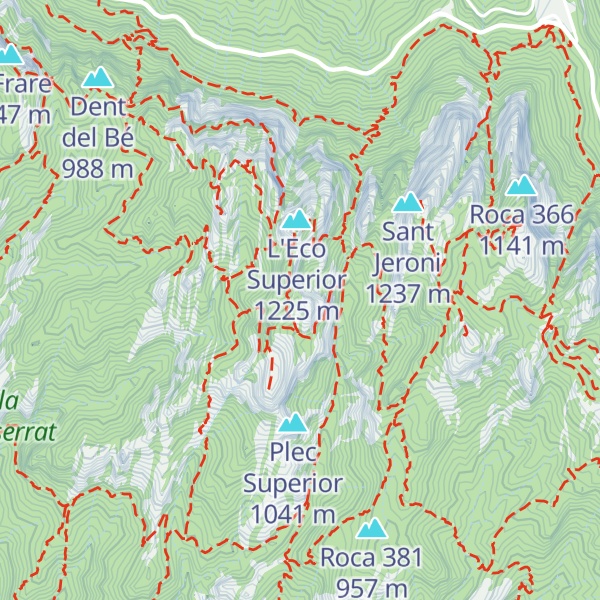 Map of Veïna de l'esquerra de la Salamandra