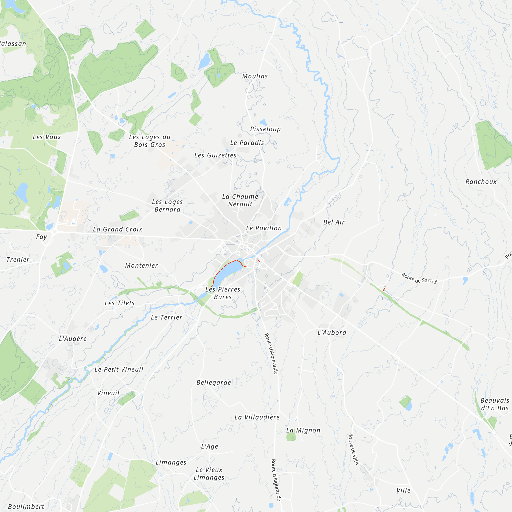 Office du Tourisme du Val de Bouzanne map