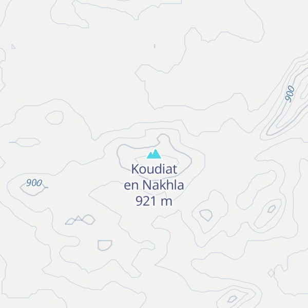 Map of Koudiat en Nakhla