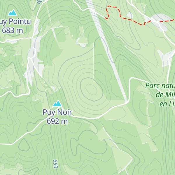 Map of Pain Pot (Grand Grammont)