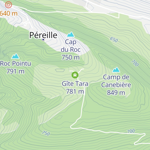Map of Gîte Tara