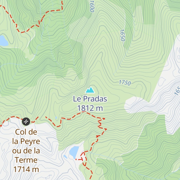 Map of Le Pradas