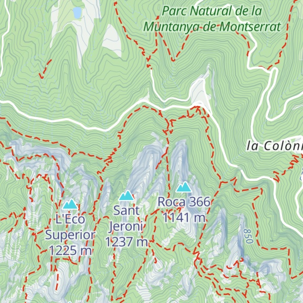 Map of Santa Cecília