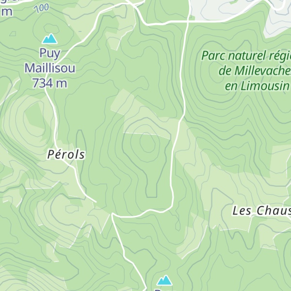 Map of Puy Montaya