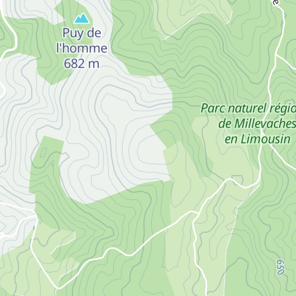 Map of Mont Chadièras