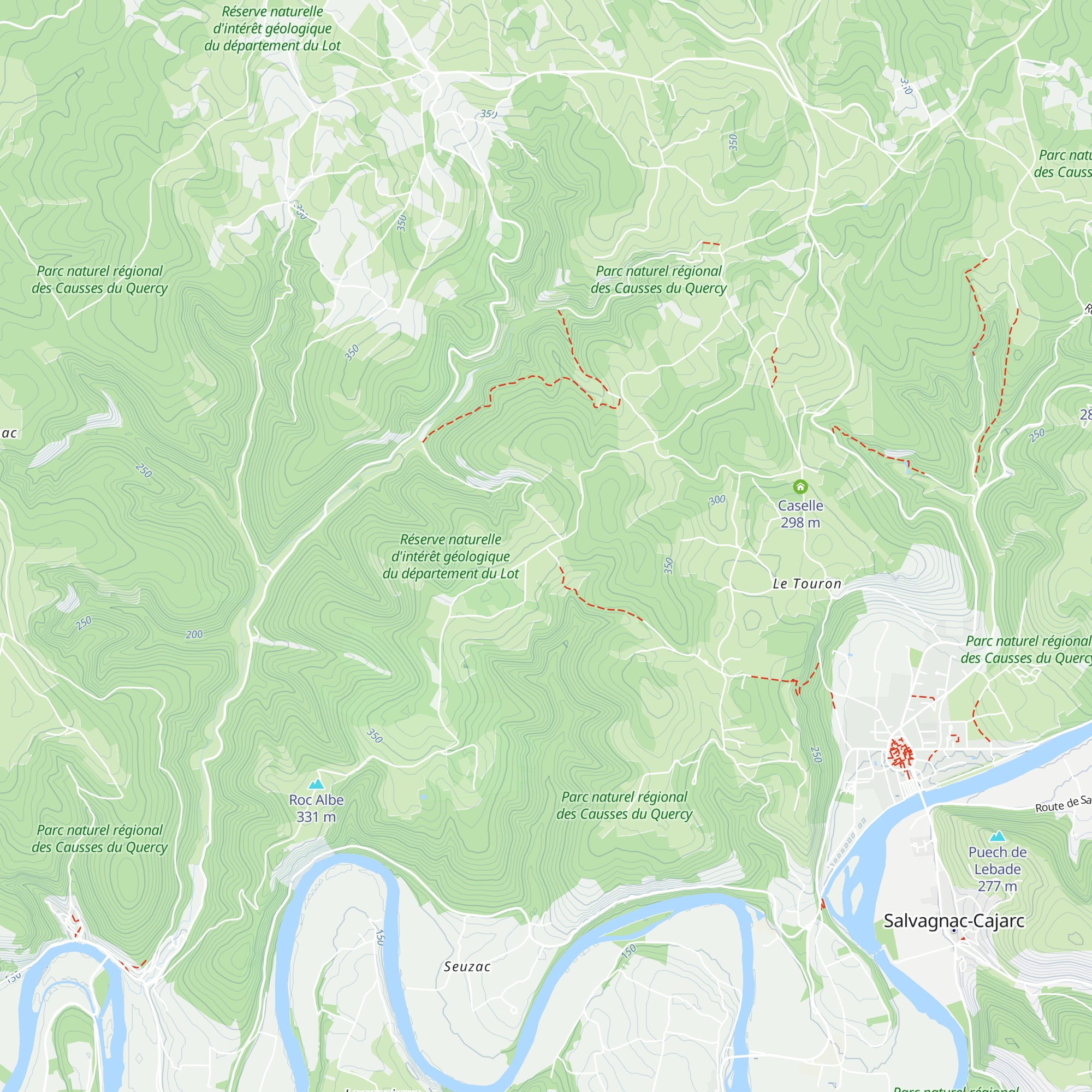 Caselle map