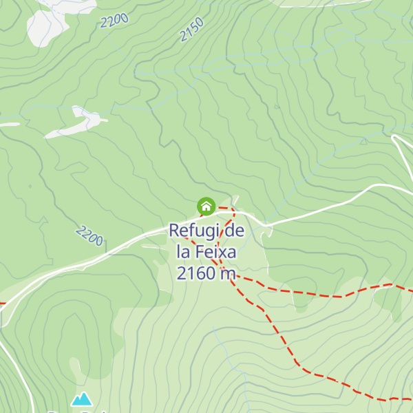 Map of Refugi de la Feixa