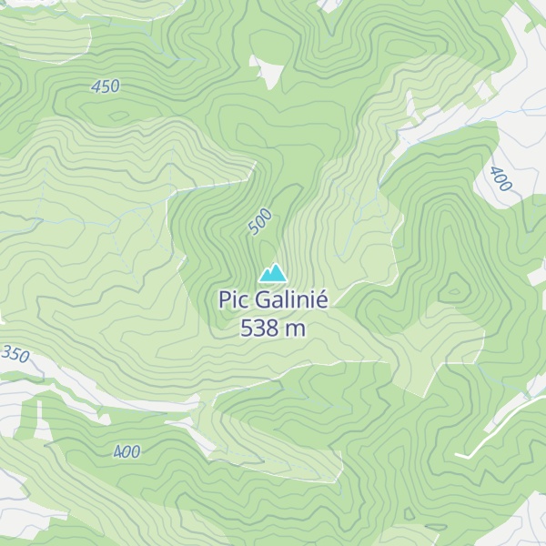 Map of Pic Galinié