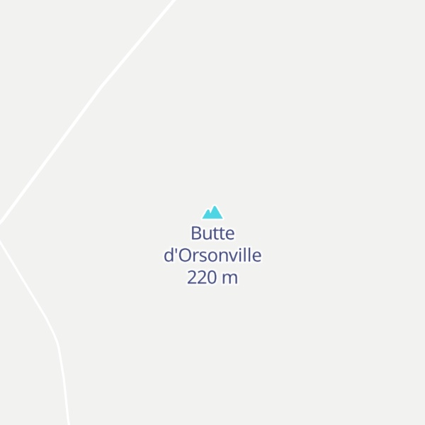 Map of Butte d'Orsonville