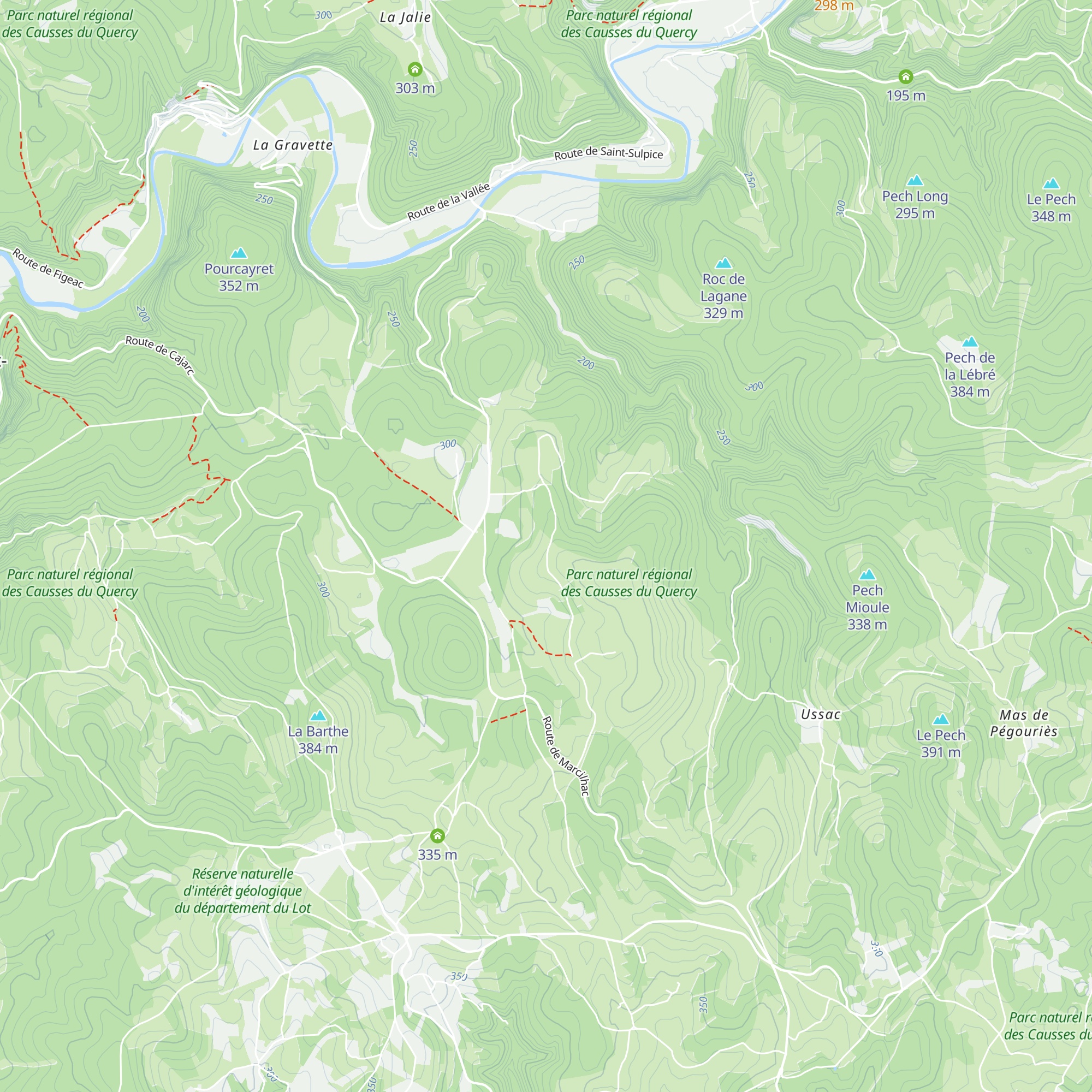 Caselle map