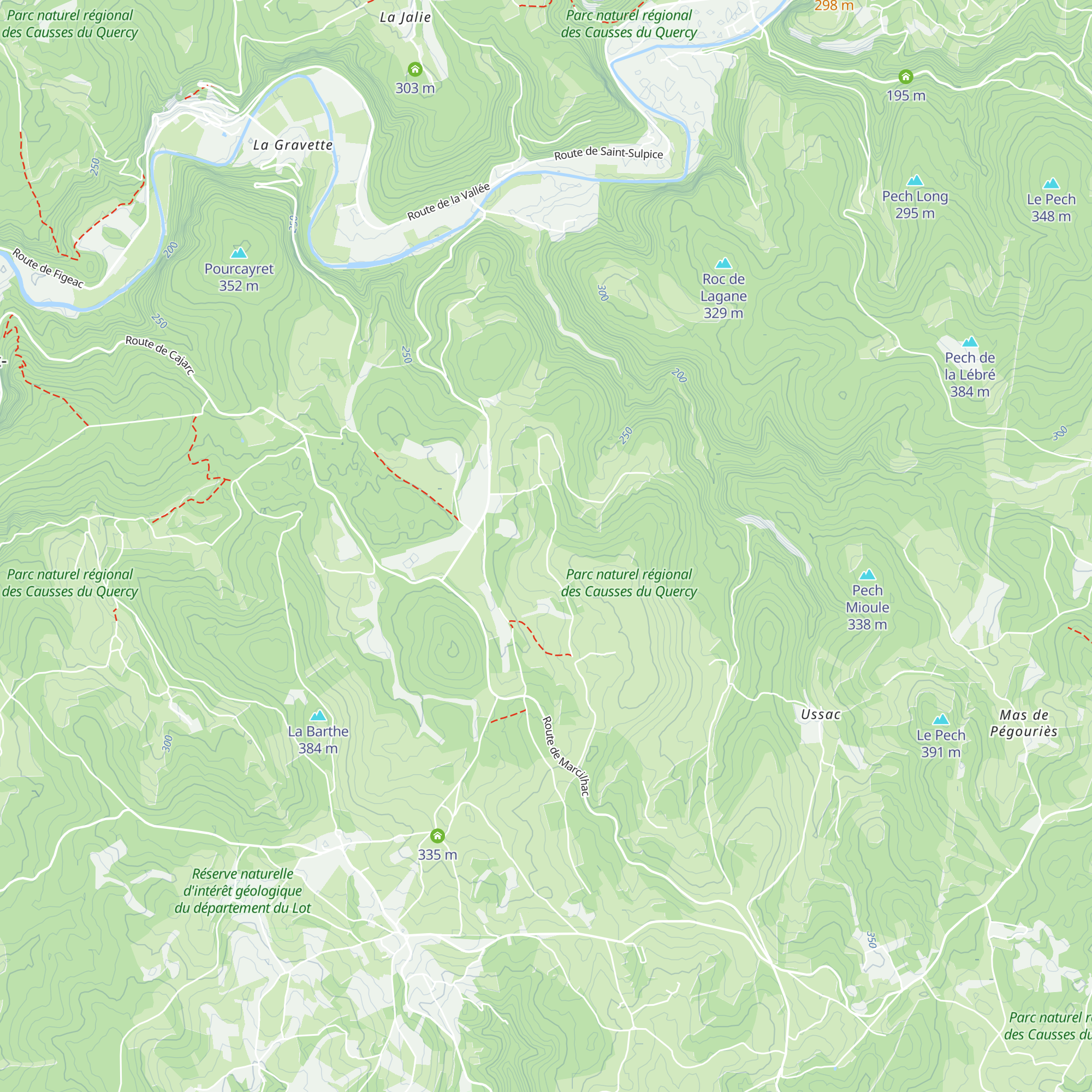 Caselle map