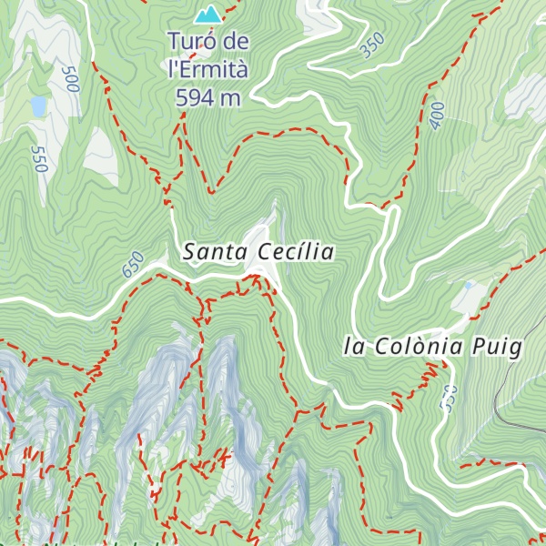 Map of Refugi Bartomeu Puiggròs