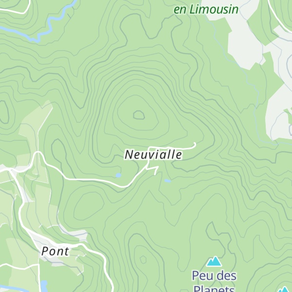 Map of Gîte de Neuvialle