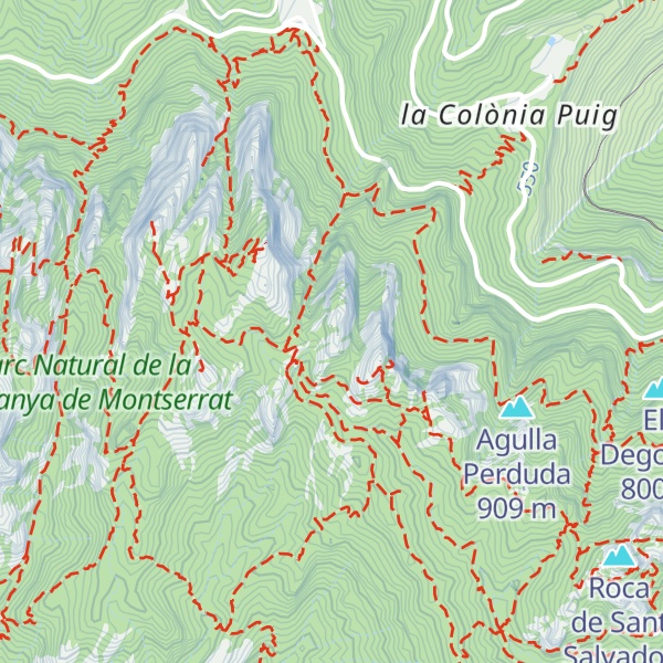 Map of Roca 3 del Serrat del Patriarca