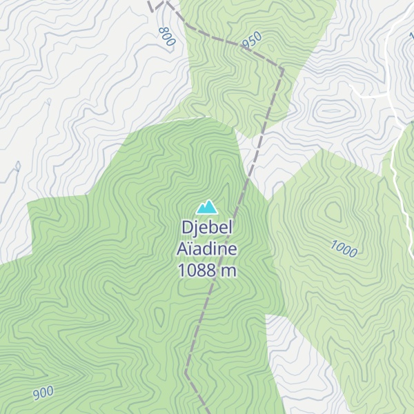 Map of Djebel Aïadine