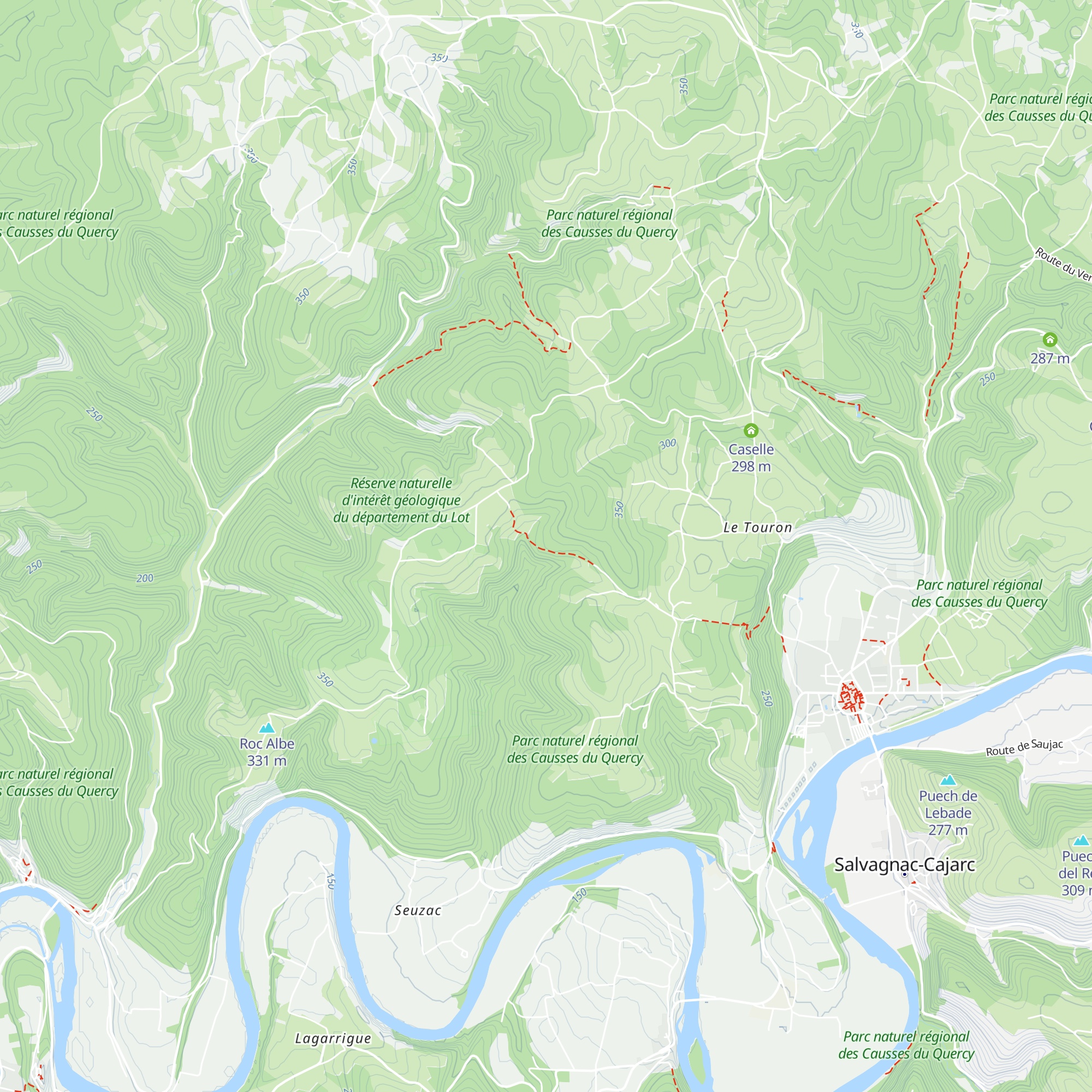 Caselle map