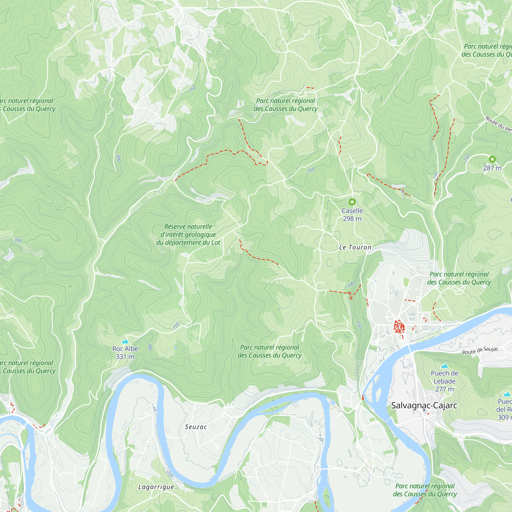 Caselle map