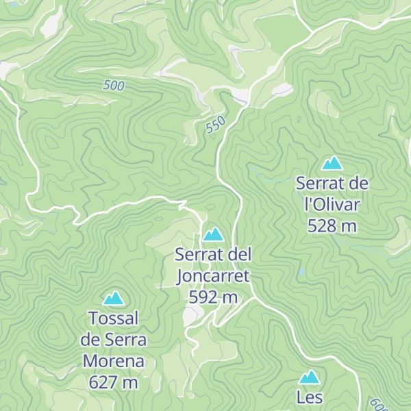 Map of Serrat de la Creu