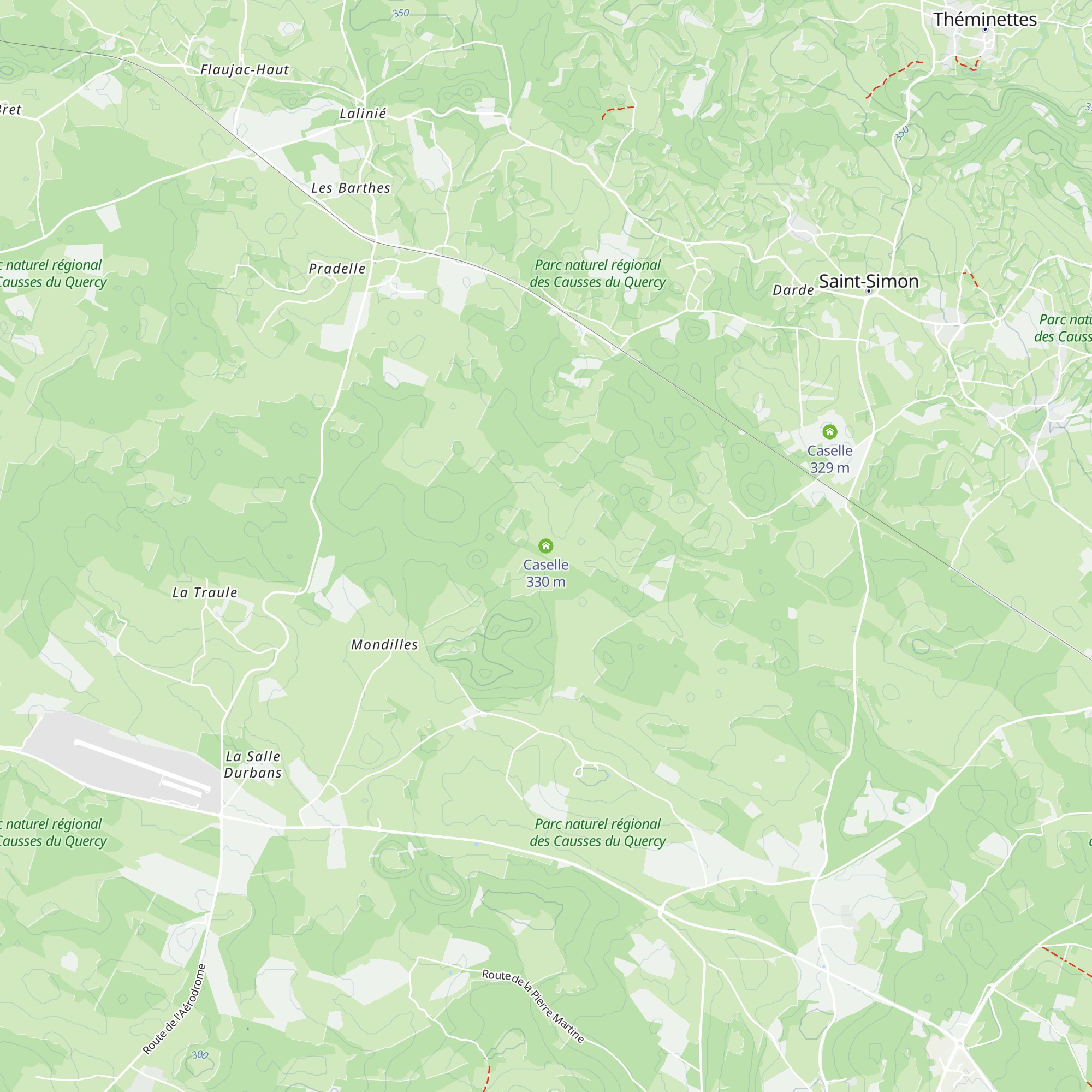 Caselle map