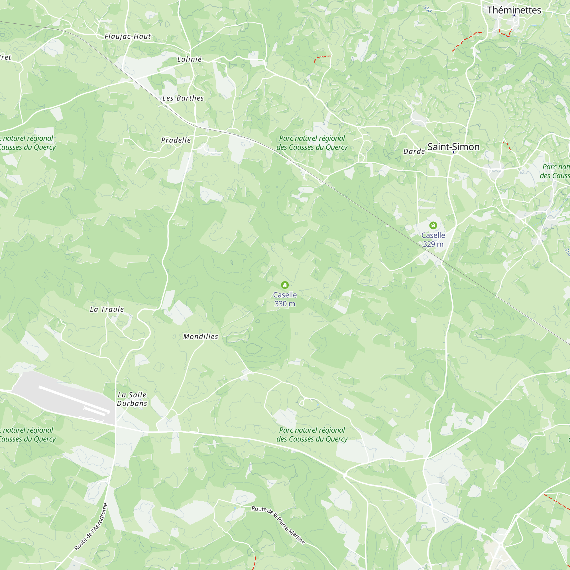 Caselle map