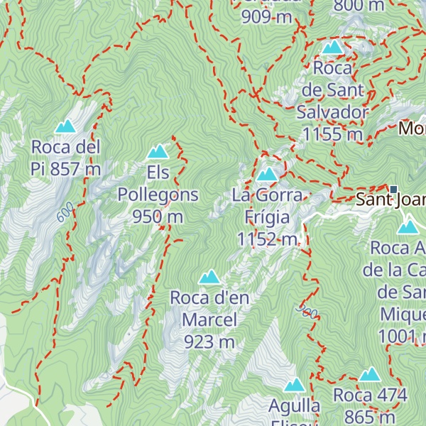 Map of Roca de Sant Martí (Roca 436)
