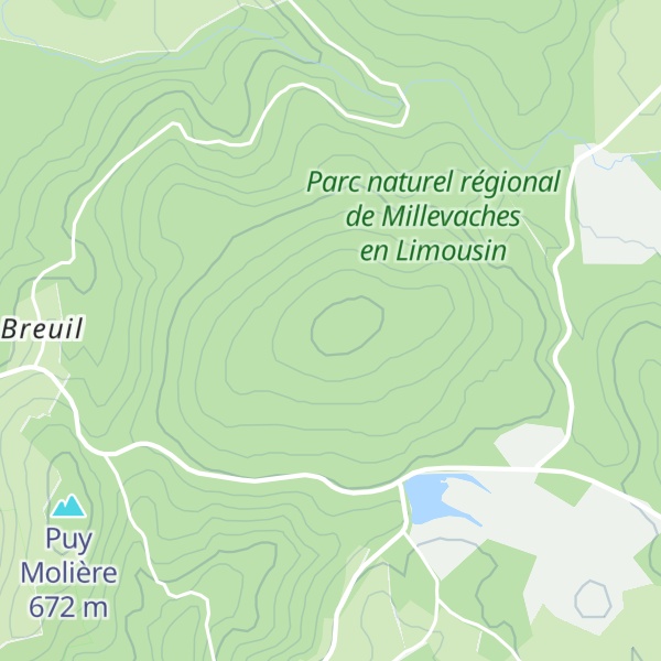 Map of Puy Combeau