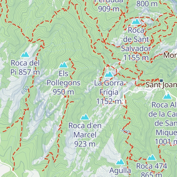 Map of Roca de Sant Cugat (Roca 435)