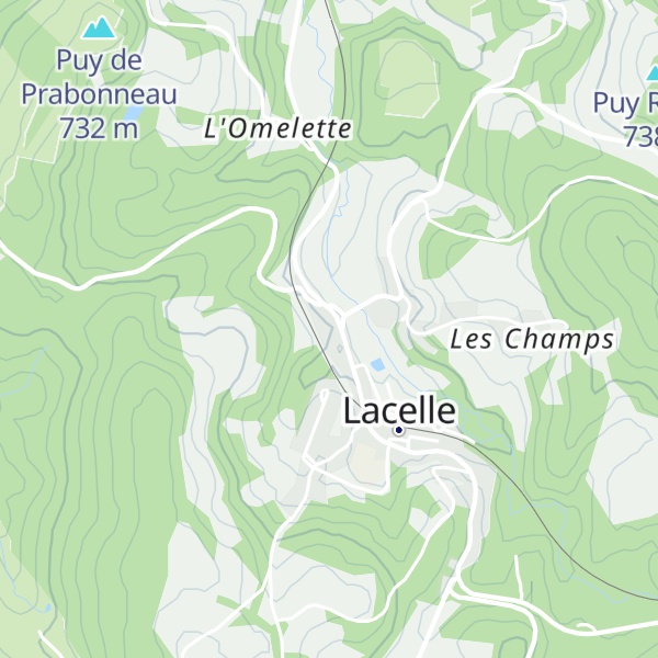 Map of Gîte d'étape municipal