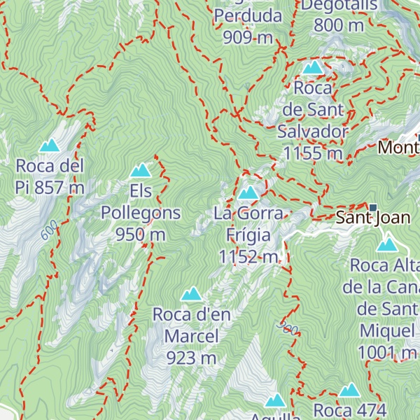 Map of La Mamella