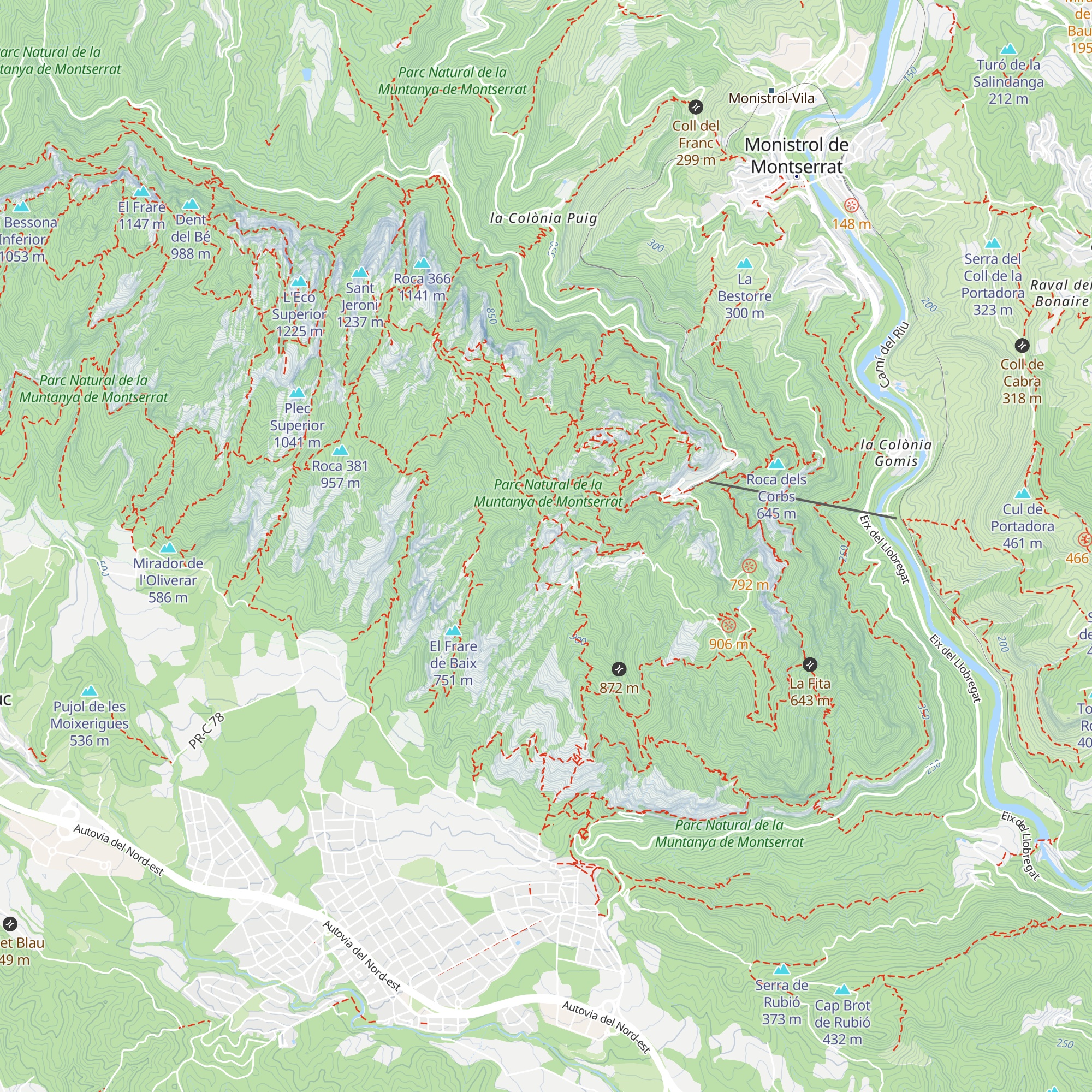 Ermita de Sant Martí map