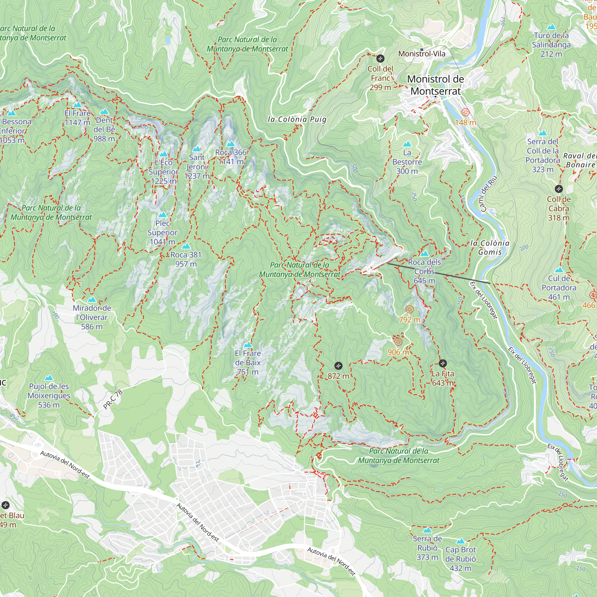 Ermita de Sant Martí map