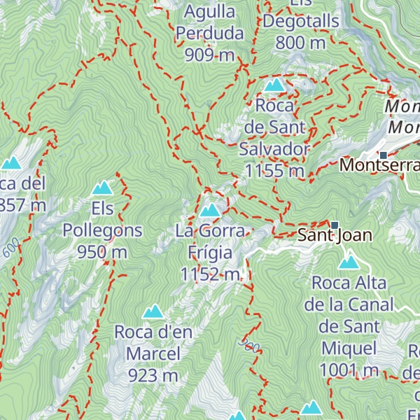 Map of La Gorra Frígia