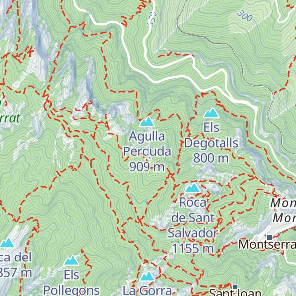Map of Roques dels Falcons - Roca 552