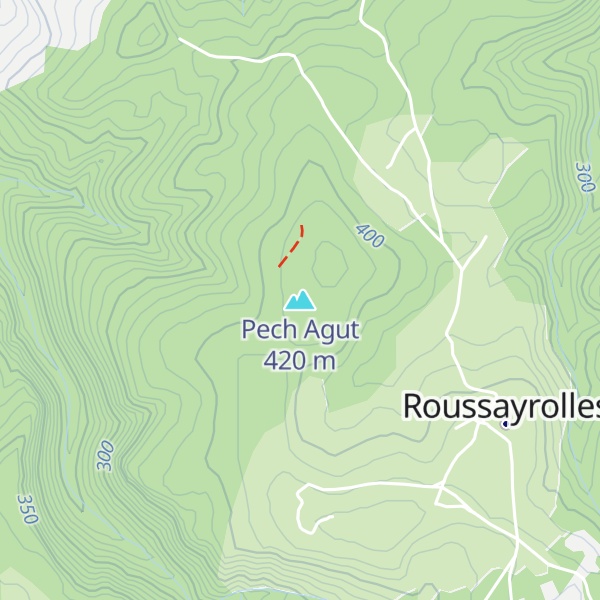 Map of Pech Agut