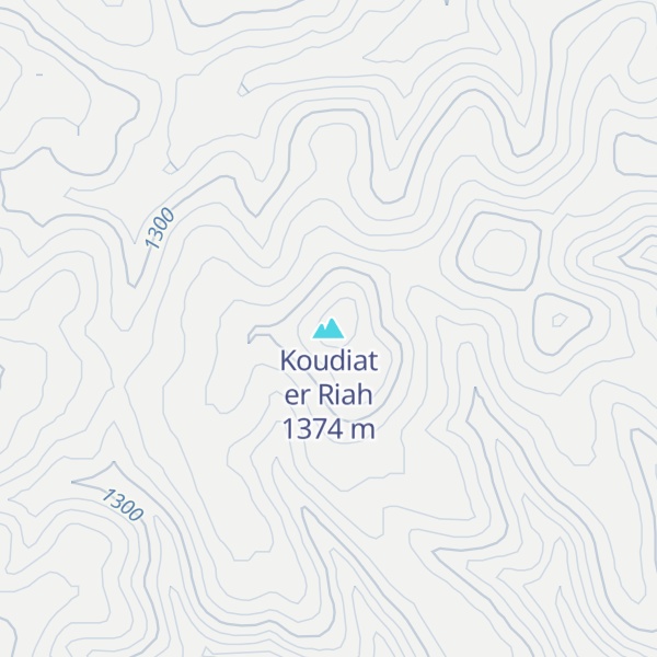 Map of Koudiat er Riah