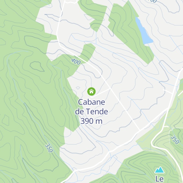 Map of Cabane de Tende