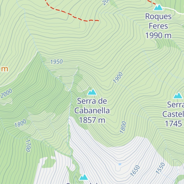 Map of Serra de Cabanella