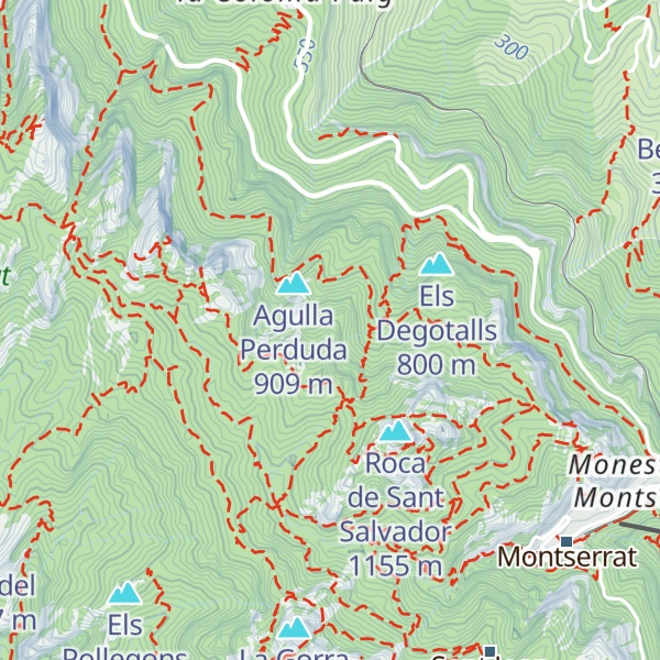 Map of Roques del Forat del Vent - Roca 557