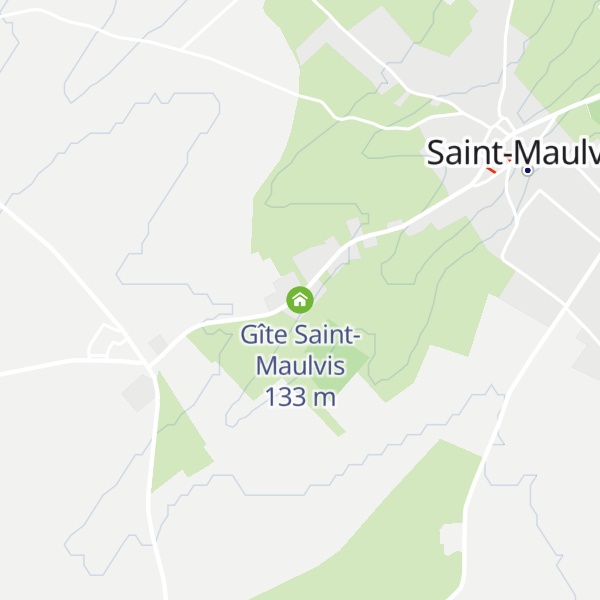 Map of Gîte Saint-Maulvis