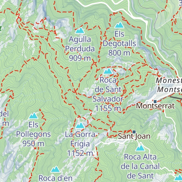 Map of La Panxa del Bisbe