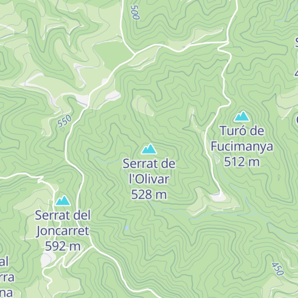 Map of Serrat de l'Olivar