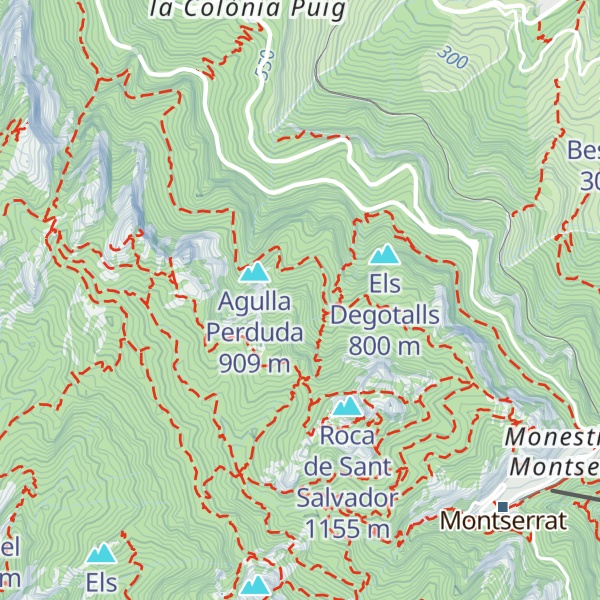 Map of Roques del Forat del Vent - Roca 555