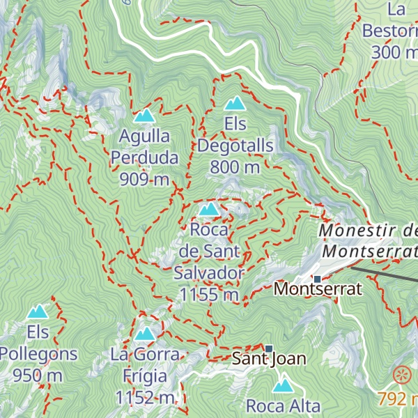 Map of Roca de Sant Salvador