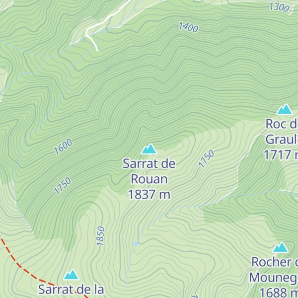 Map of Sarrat de Rouan