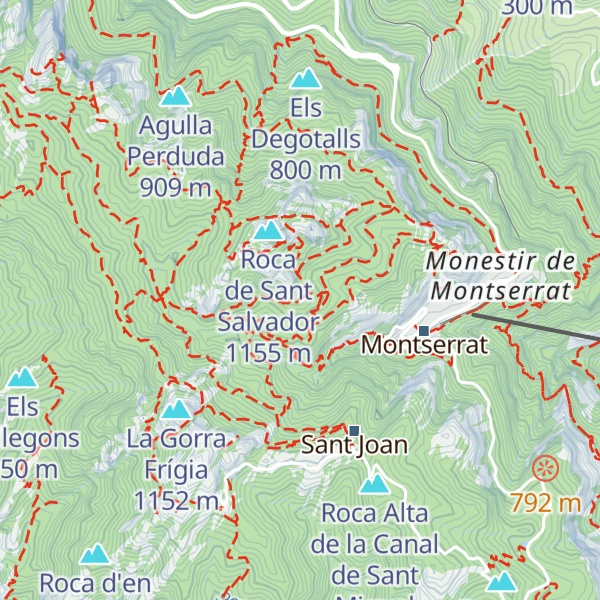 Map of Sant Benet